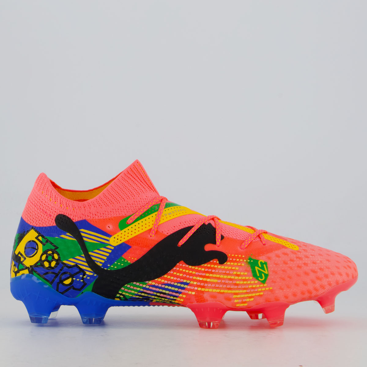 Chuteira Puma Future 7 Ultimate NJR FG/AG Laranja - Futfanatics